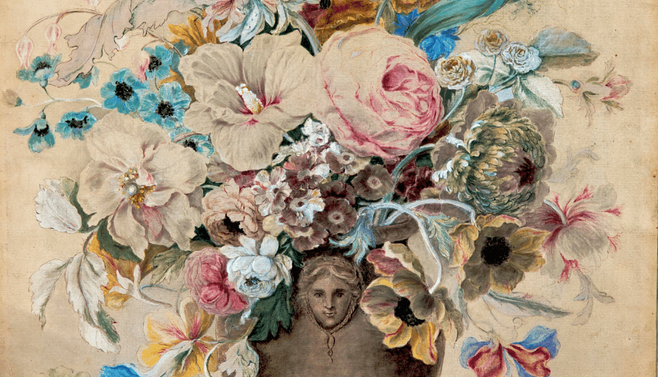 Image of 'Floral Painting' by Mary Moser (1759)