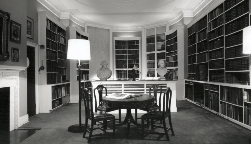 The Queen Elizabeth II Room being used at The Library in 1972