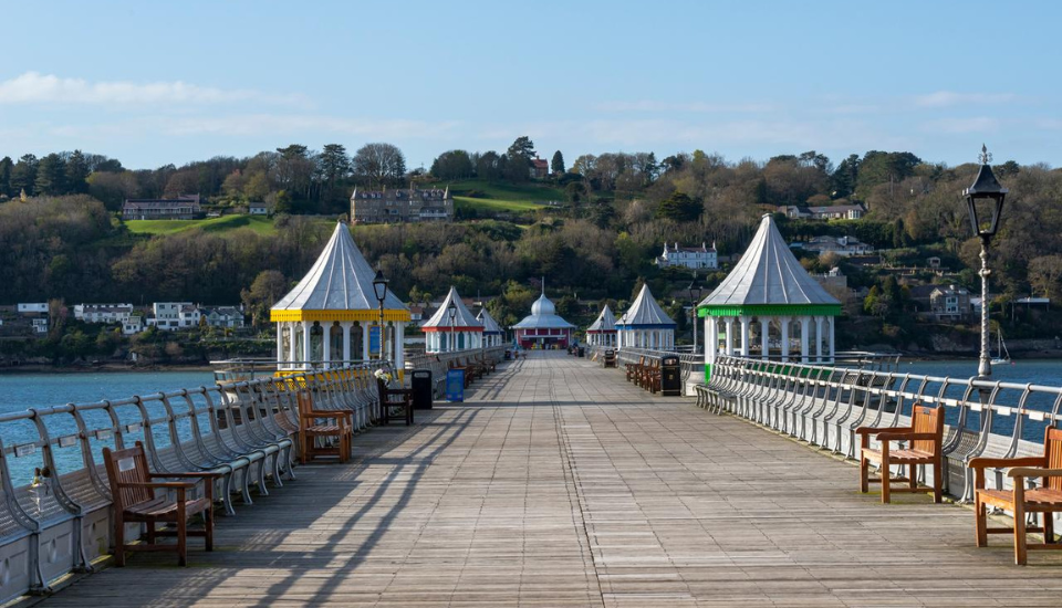 A picture of Garth Pier in North Wales