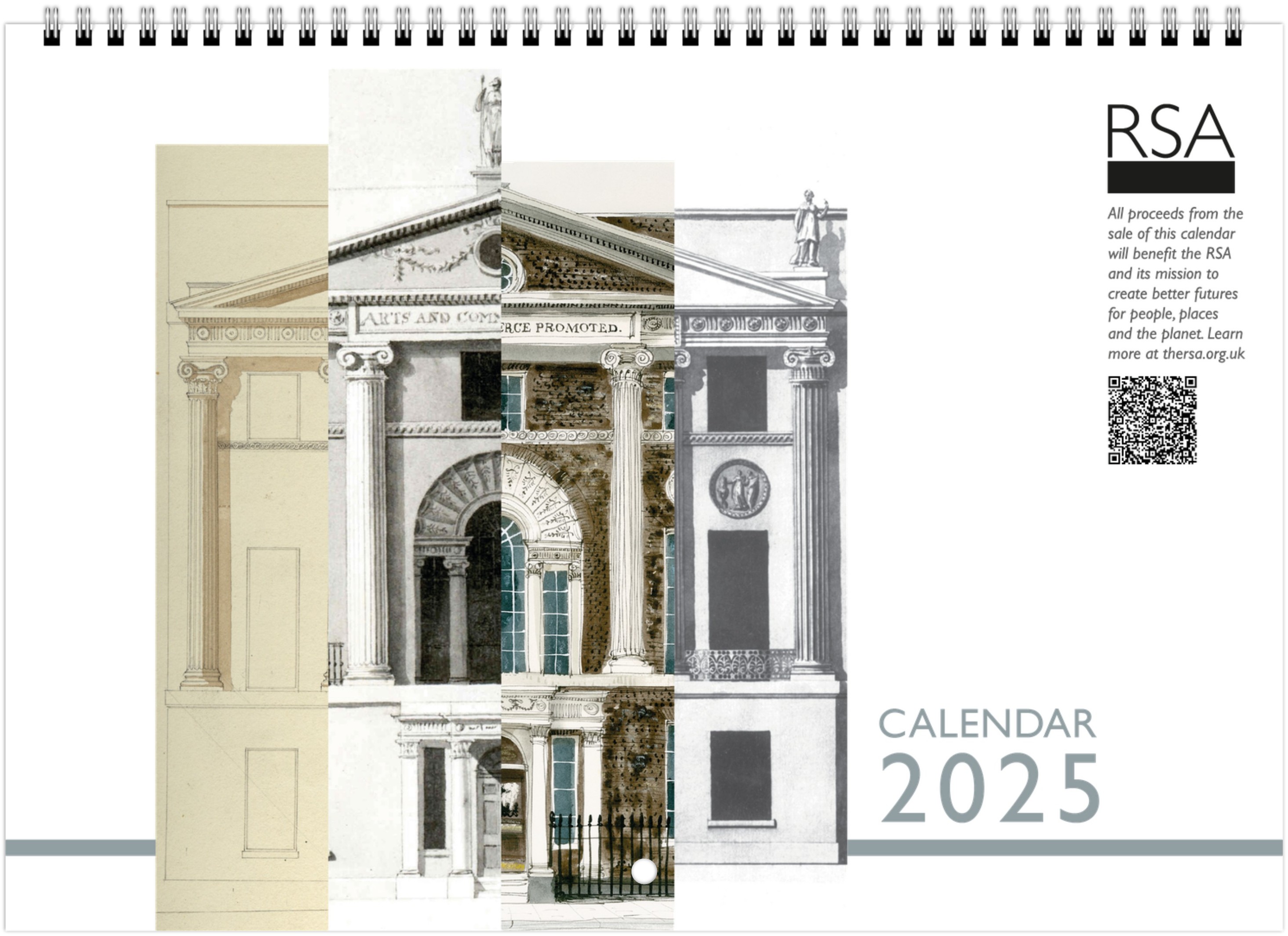 RSA Calendar with illustrative collage